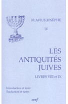 Les antiquites juives, livres viii-ix