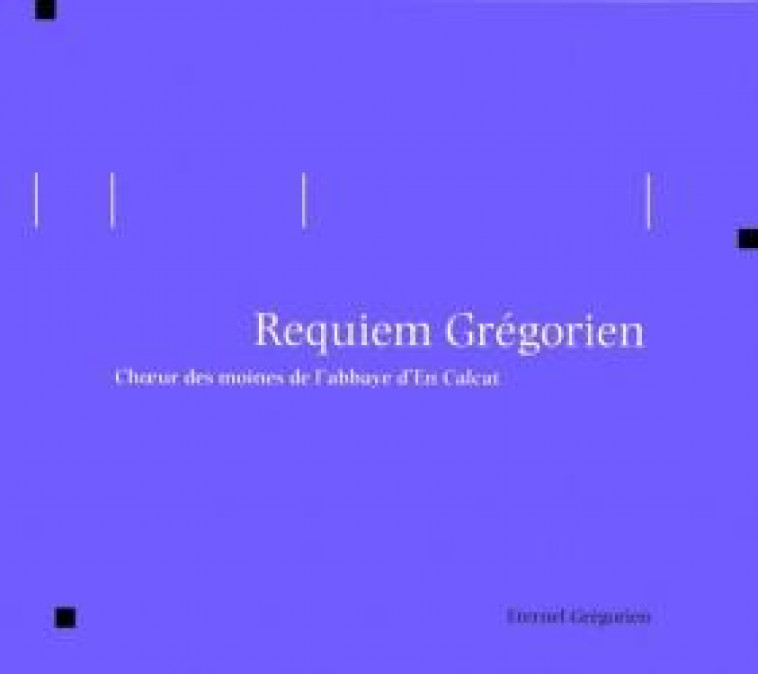 REQUIEM GREGORIEN (CD) - ABBAYE EN CALCAT - STUDIO SM