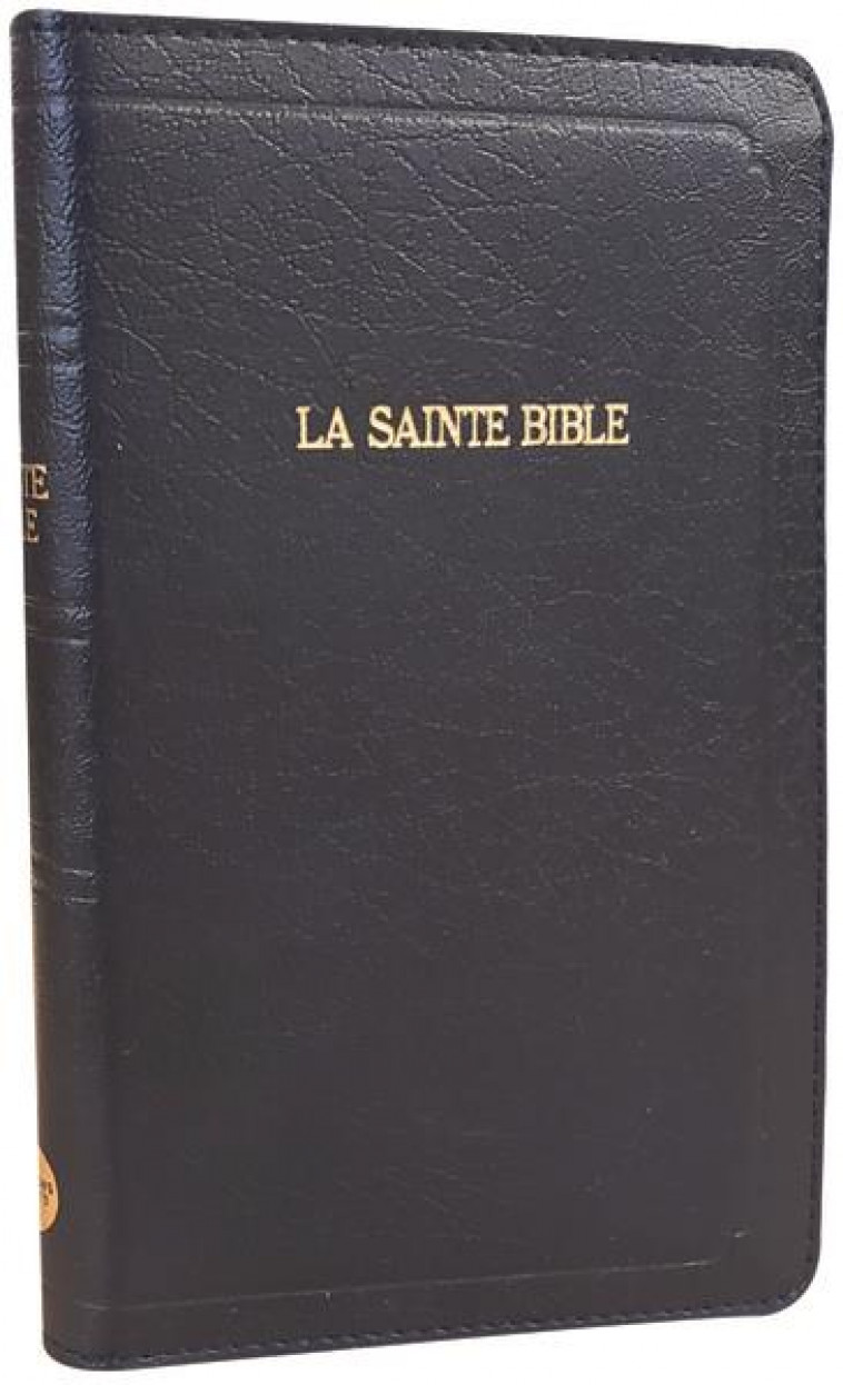 SAINTE BIBLE 1910 NOIRE ZIP - SEGOND LOUIS - AMIS BIBL LYON